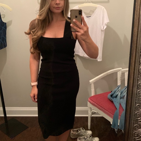 525 America knit black dress - Picture 4 of 5